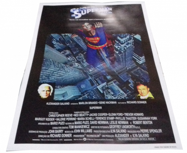 Pôster Grande de SUPERMAN : O Filme / VERSÃO 3