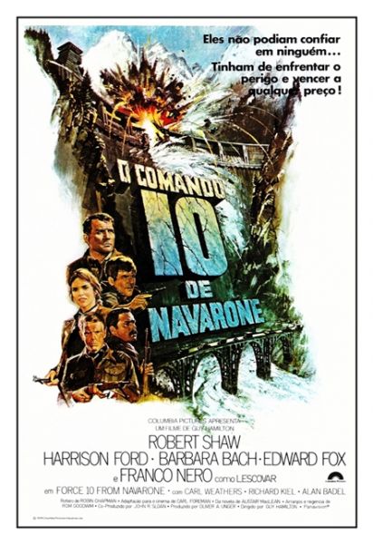 Pôster Pequeno do Filme O COMANDO 10 DE NAVARONE