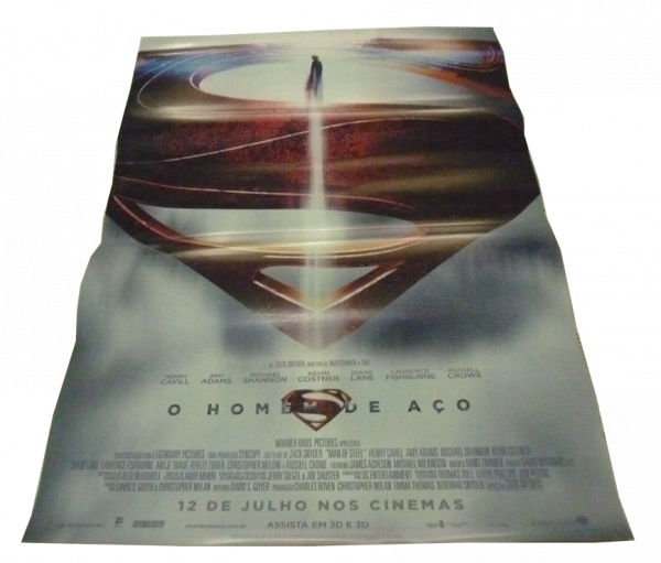 Pôster Grande do Filme O HOMEM DE AÇO / VERSÃO 14