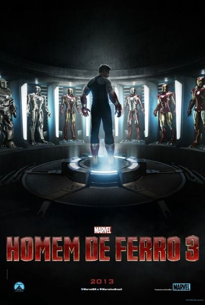 Pôster Pequeno do Filme HOMEM DE FERRO 3 / VERSÃO 1