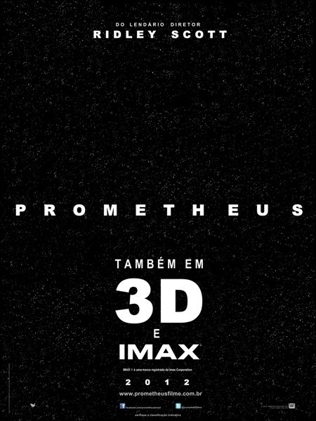 Pôster Pequeno do Filme PROMETHEUS / VERSÃO 0