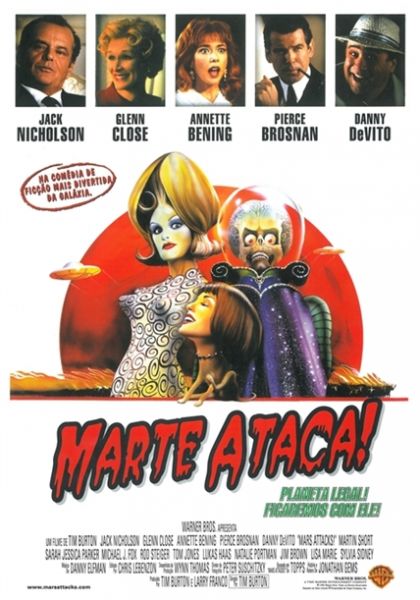 Pôster Pequeno do Filme MARTE ATACA / VERSÃO 4