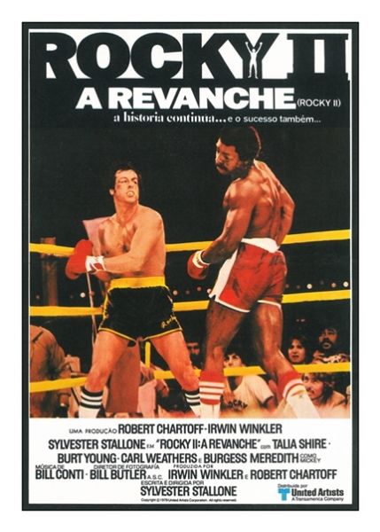 Pôster Pequeno do Filme ROCKY II : A Revanche / VERSÃO 6.1