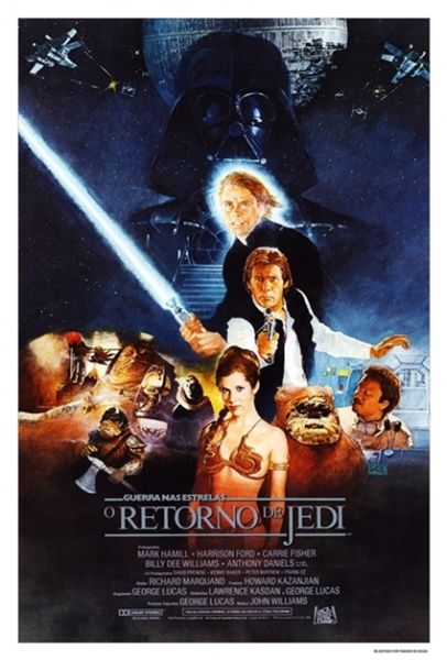 Pôster Pequeno do Filme O RETORNO DE JEDI (Star Wars Episódio VI) / VERSÃO 1.1