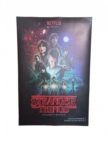 Pôster Médio da Série NetFlix STRANGER THINGS / VERSÃO 2