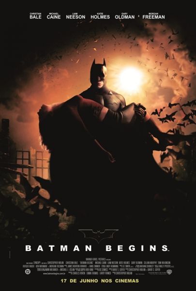 Pôster Pequeno do Filme BATMAN BEGINS / VERSÃO 5