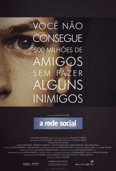 Pôster Pequeno do Filme A REDE SOCIAL / VERSÃO 2