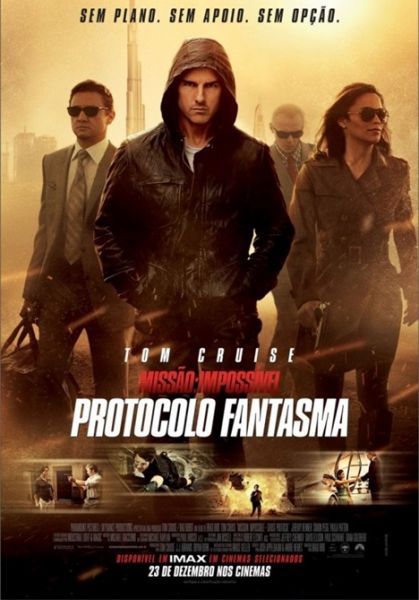 Pôster Pequeno do Filme MISSÃO : IMPOSSÍVEL - Protocolo Fantasma  / VERSÃO 12