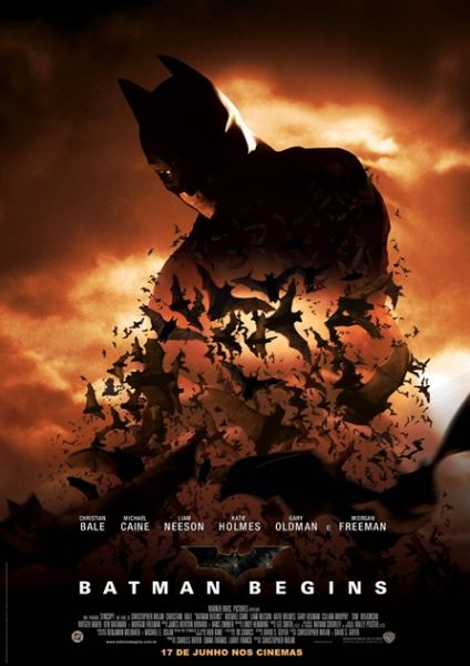 Pôster Pequeno do Filme BATMAN BEGINS / VERSÃO 4