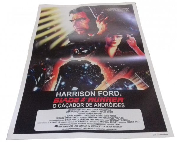 Pôster Grande do Filme BLADE RUNNER : O Caçador de Andróides / Versão 4.2