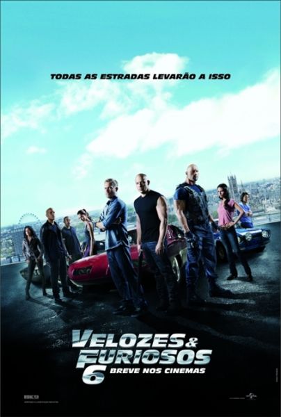 Pôster Pequeno do Filme VELOZES E FURIOSOS 6 / VERSÃO 3