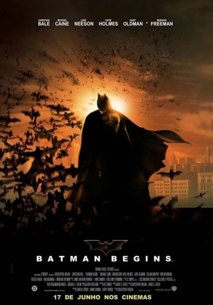 Pôster Pequeno do Filme BATMAN BEGINS / VERSÃO 7