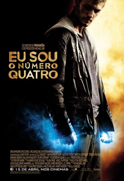 Pôster Pequeno do Filme EU SOU O NÚMERO 4 / VERSÃO 2