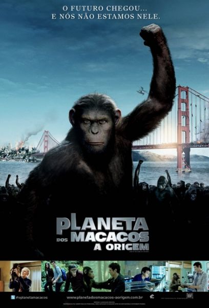 Pôster Pequeno do Filme PLANETA DOS MACACOS : A Origem / VERSÃO 6.1