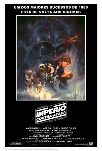 Pôster Pequeno do Filme O IMPÉRIO CONTRA-ATACA (Star Wars Episódio V) / VERSÃO 3.1