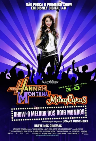 Pôster Pequeno do Filme HANNAH MONTANA & MILEY CYRUS ... / VERSÃO 2