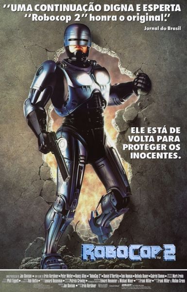 Pôster Pequeno do Filme ROBOCOP 2 / VERSÃO 3.1