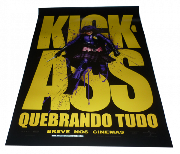 Pôster Grande do Filme KICK ASS : Quebrando Tudo / VERSÃO 7