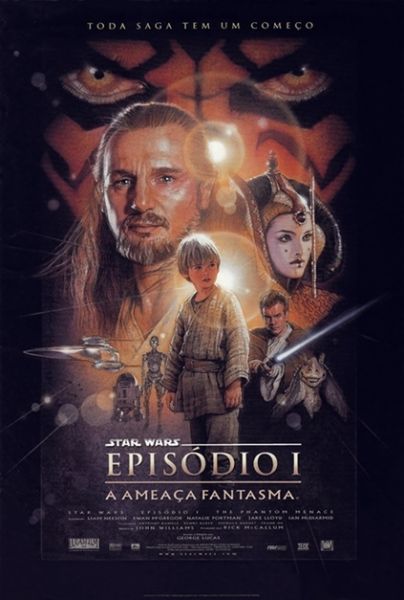 Pôster Pequeno do Filme STAR WARS EPISÓDIO I : A Ameaça Fantasma / VERSÃO 2.1