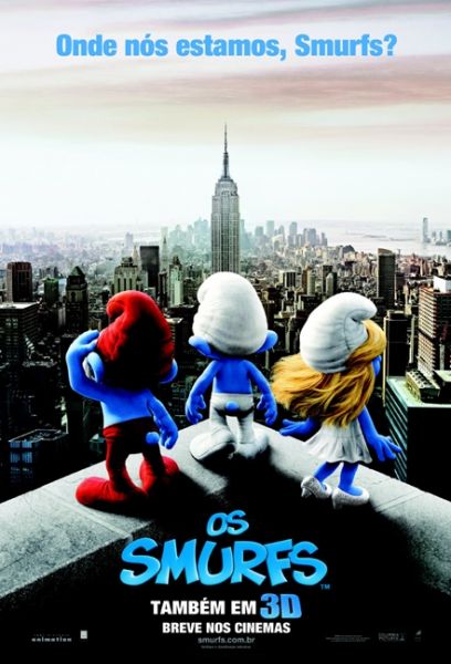 Pôster Pequeno do Filme OS SMURFS / VERSÃO 1