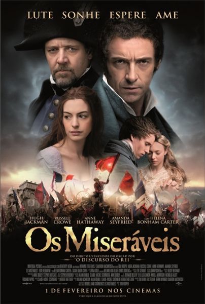 Pôster Pequeno do Filme OS MISERÁVEIS 2012 / VERSÃO 13