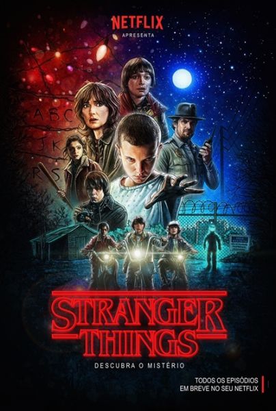 Pôster Miniatura da Série NetFlix STRANGER THINGS / VERSÃO 2