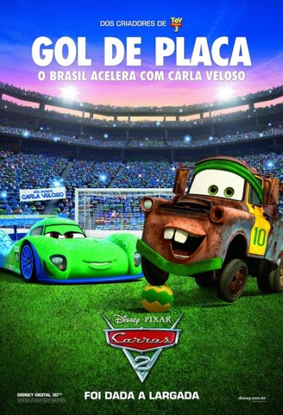 Pôster Pequeno do Filme CARROS 2 / VERSÃO 3