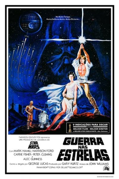 Pôster Pequeno do Filme GUERRA NAS ESTRELAS (Star Wars Episódio IV : Uma Nova Esperança) / VER. 4.1