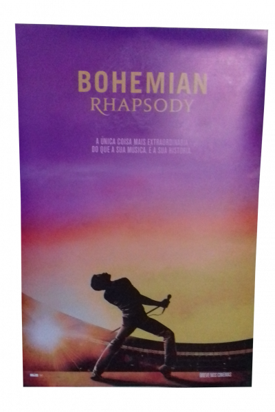 Pôster Médio do Filme BOHEMIAN RHAPSODY : A História de Freddie Mercury / VERSÃO 1.1