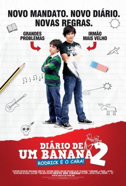 Pôster Pequeno do Filme DIÁRIO DE UM BANANA 2 / VERSÃO 2